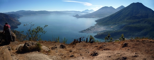 Lago Atitlan en Guatemala