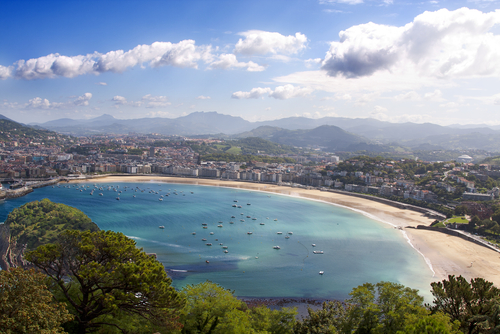 Vista de San Sebastián