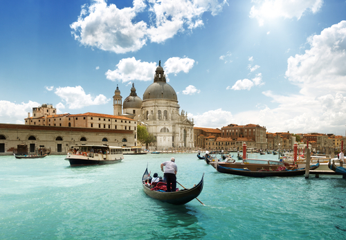 Gran Canal de Venecia en Italia