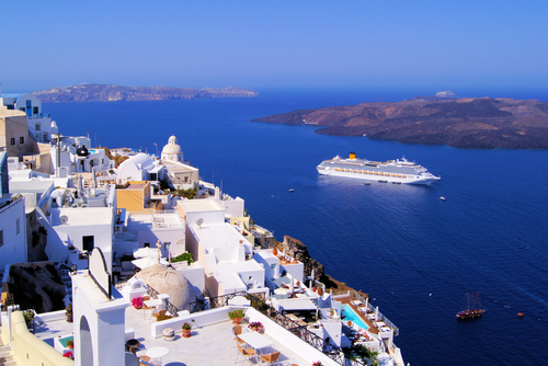 Crucero en Santorini