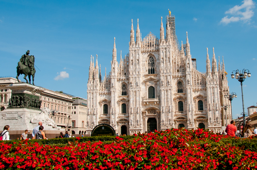 Catedral de Milán en Italia