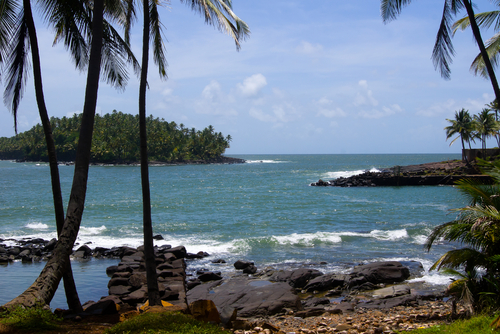 Playa en Devils Island