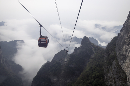 Teleférico en Tiananmen