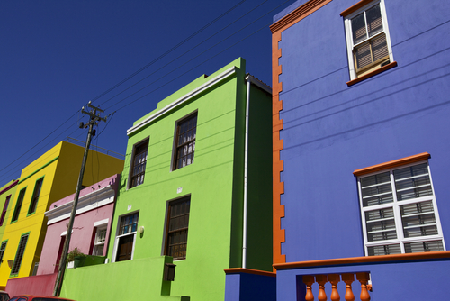 Casas de colores en Bo Kaap