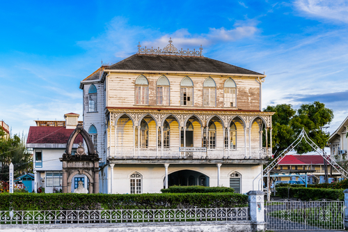 Vista de Georgetown en Guyana