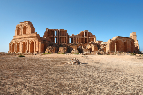 Teatro romano en Libia