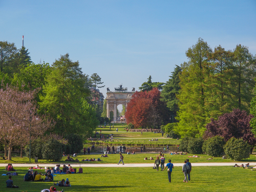Parco Sempione en Milán