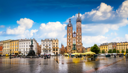 Centro histórico de Cracovia