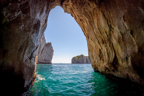 Gruta en Capri