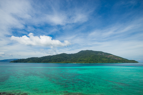 Vista de Andaman Sea en Tailandia