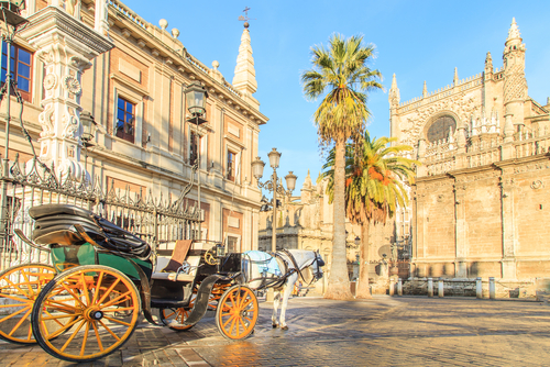 Coche de caballos en Sevilla