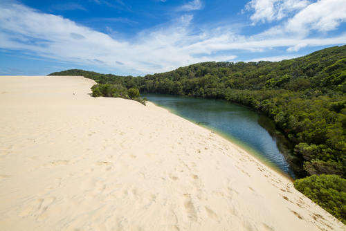 Lago Wabby en Isla Fraser