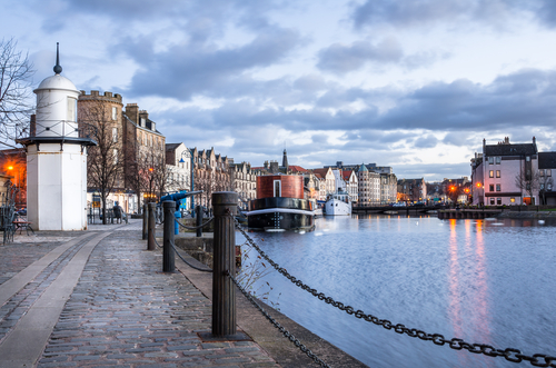 LEith Harbour en Edimburgo