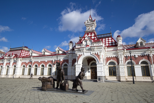 Estación de Ekaterimburg del Trnsiberianoo