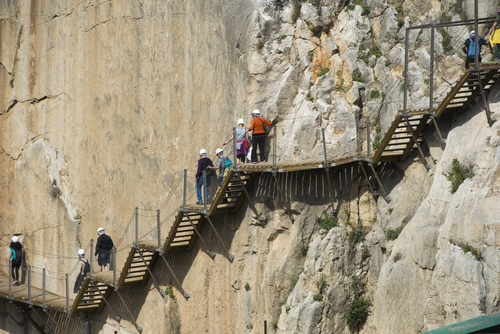Pasarelas en el Camino del Rey
