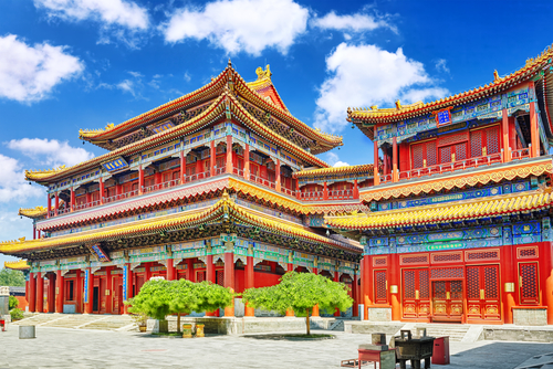 Templo de Yonghe en China