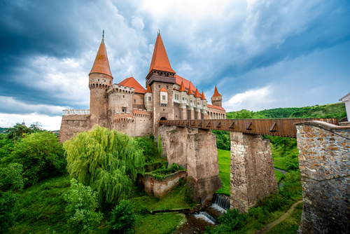 Castillo de Corbin en Transilvania