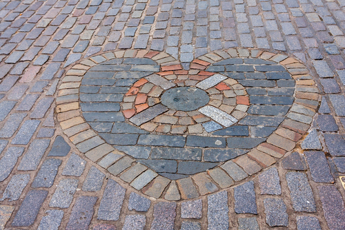 Corazón de Midlothian en Edimburgo