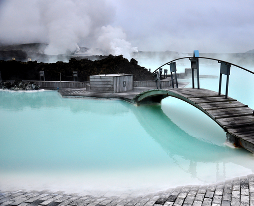 Pasarela en Blue Lagoon
