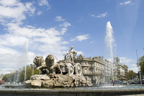 Fuente de la Cibeles en Madrid