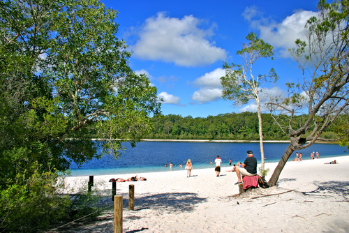 Lago MacKenzie en Isla Fraser