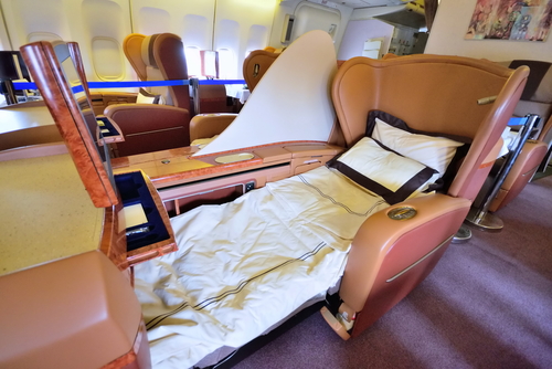 Cabina privada en Singapore Airlines