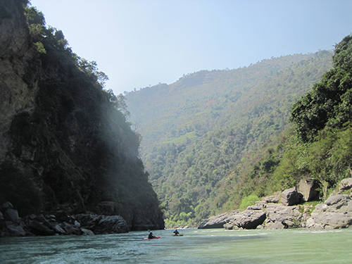 Acantilados en Rishikesh