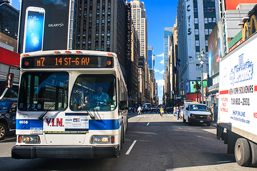 Autobuses en Nueva York