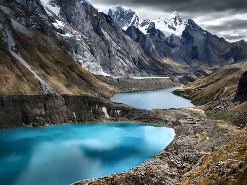 Cordillera de Huaihuash en Perú.