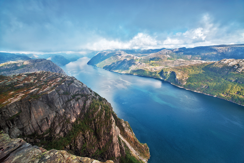 Fiordo Lysefjord en Noruega