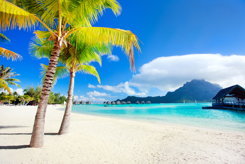 Playa en Bora Bora