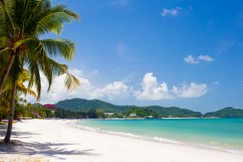 Playa de Langkawi en Malasia