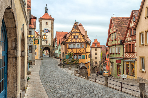 Calle de Rothenburg ob der Tauber