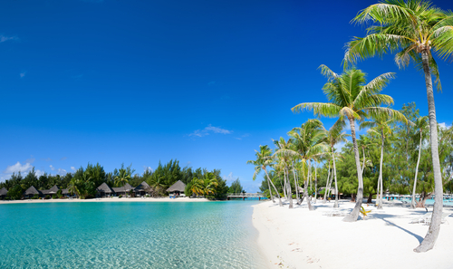 Playa en Bora Bora