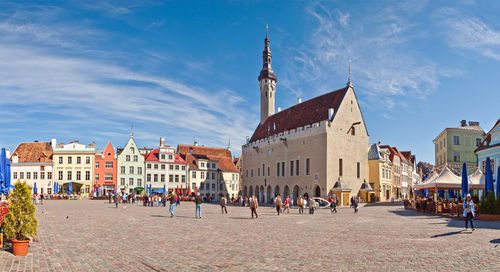 Plaza del ayuntamiento de Tallin