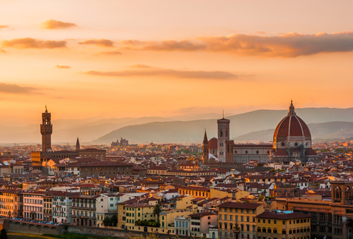 Atardecer en Florencia