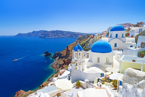 Isla griega de Santorini