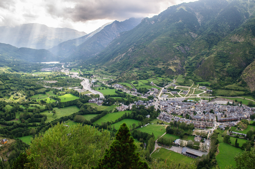 Valle de Benasque en el Pirineo aragonés
