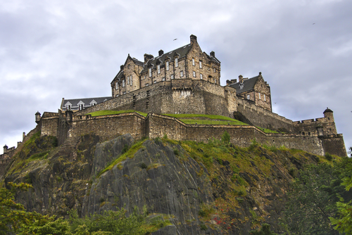 Castillo de Edimburgo en Escocia