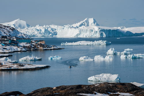 Fiordo Ilulissat en Groenlandia