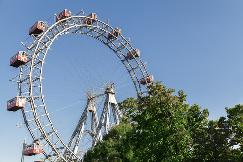 Noria en el Prater de Viena