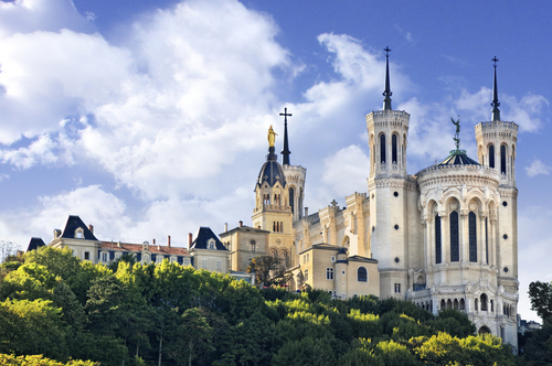 Notre Dame de Fourviere en Lyon