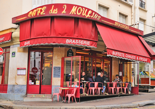 Cafe des 2 Moulins en PArís