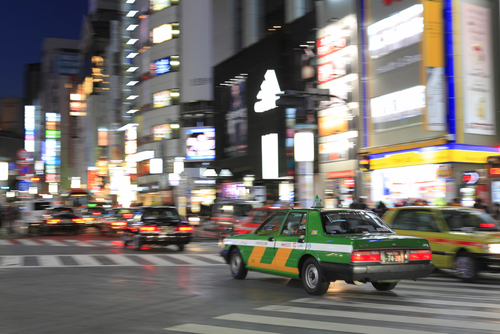 Taxis en Tokio