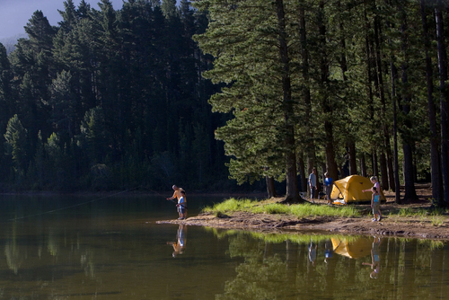 Acampada familiar