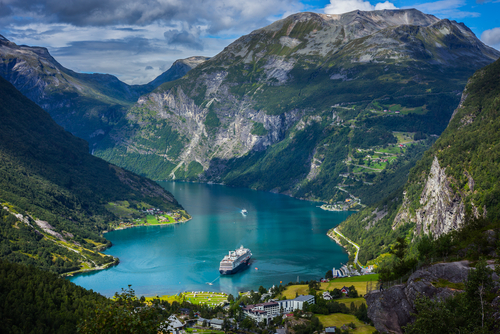 Fiordo de Geiranger en Noruega