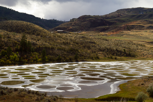 Lago Manchado en Canadá