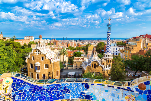 Parque Güell en Barcelona