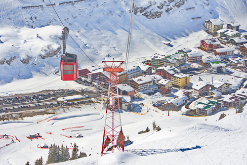 Teleférico en Arlberg