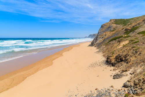 Playa de Castelejo en el Algarve